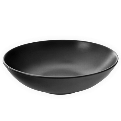 Soup Bowl Ceramic Black ALFA 20.5 cm, 900 ml