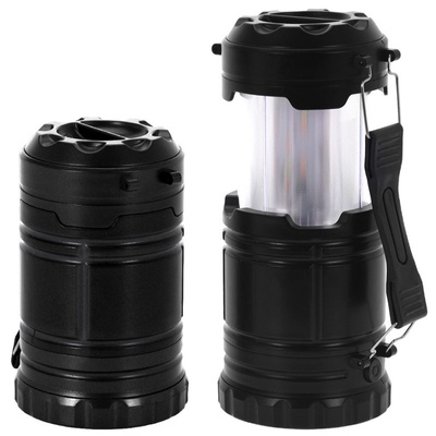Lampa kempingowa czarna rozsuwana