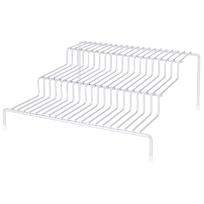 Kitchen Shelf Metal Gray 3-Level 28x26x11 cm