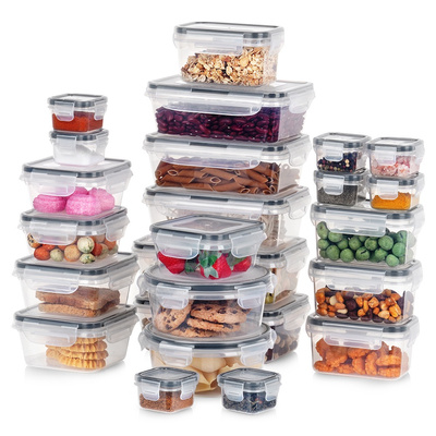 Food Containers with Lid and Gasket 24 pcs