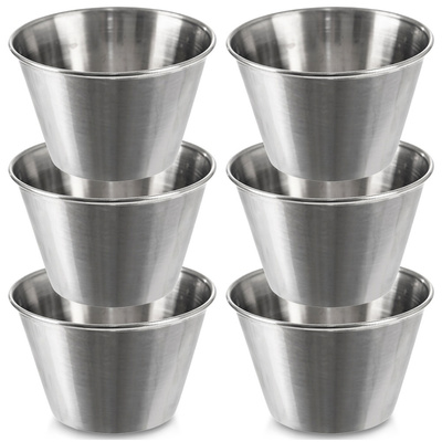 Dipping Bowl Steel 9.5 cm, 240 ml 6 pcs