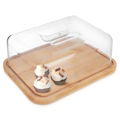 Serving Board Wooden with Lid 28x22x11 cm