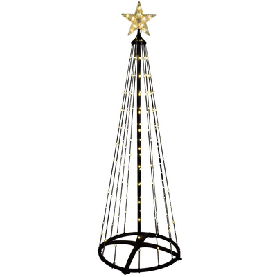 Choinka świecąca stożek zewnętrzna XXL 550 LED 300 cm