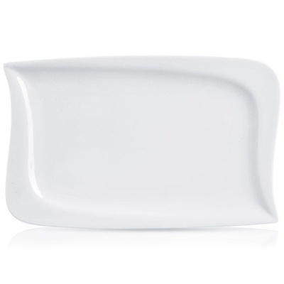 Talerz do serwowania porcelanowy MONA 28x18 cm