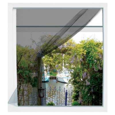 Fly Screen for Window Black 150x130 cm