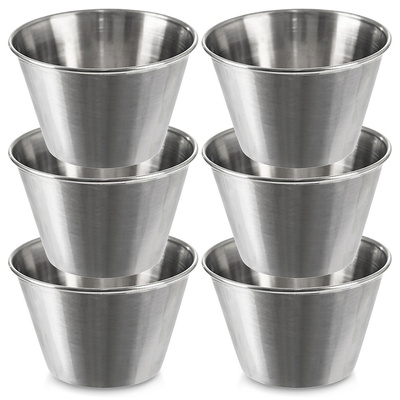 Dipping Bowl Steel 6 cm, 65 ml 6 pcs