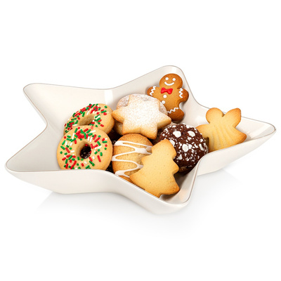 Półmisek porcelanowy gwiazda 30x30x5 cm