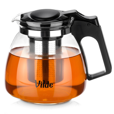 Teapot with Infuser Glass Heat-Resistant 1.15 l