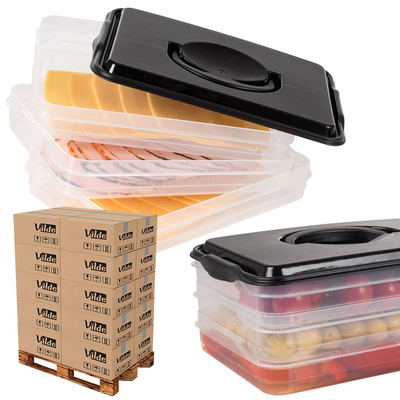 Cold Meat Container 3-Level 3x 600 ml (pallet of 288 pcs)