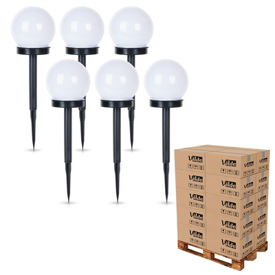 Lampki ogrodowe solarne LED wbijane 33,5 cm 6 szt. (paleta 120 szt.)