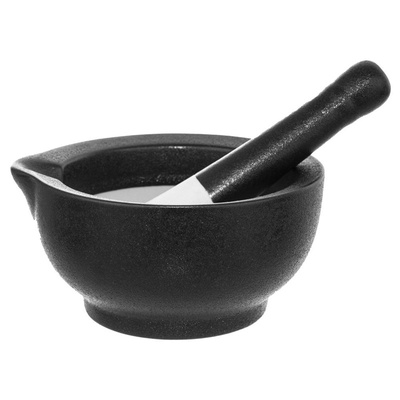 Pestle and Mortar Porcelain Black BLACK PORCELAIN