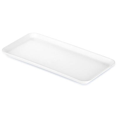 Taca do serwowania biała prostokątna 29,5x15 cm