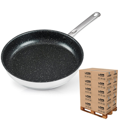 Frying Pan Steel Granite 28 cm (pallet of 96 pcs)