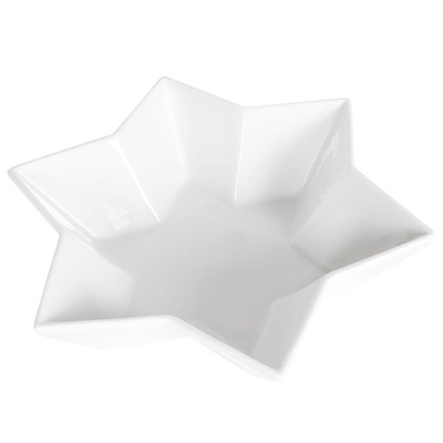 Plate Deep Porcelain Star 25 cm