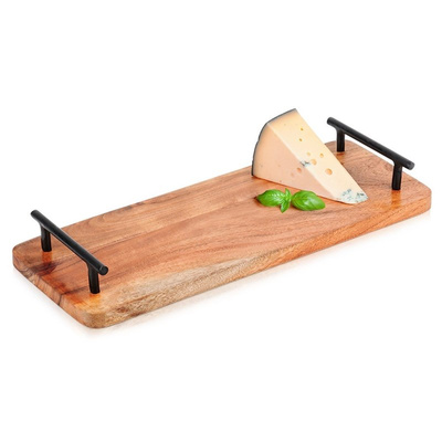 Serving Tray Wooden with Handles 40x15.5 cm