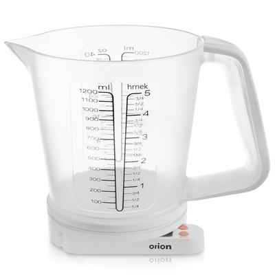Waga kuchenna z miarką 5 kg, 1,2 l