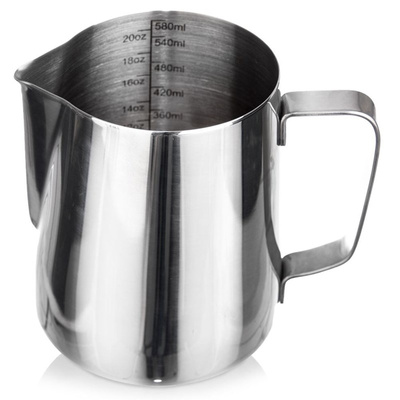 Milk Jug Steel with Measure 580 ml