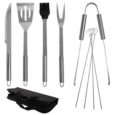 BBQ Accessories Steel in Case 10 pcs