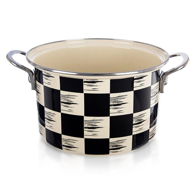 Pot Enamel CHECKERBOARD 20 cm, 3 l