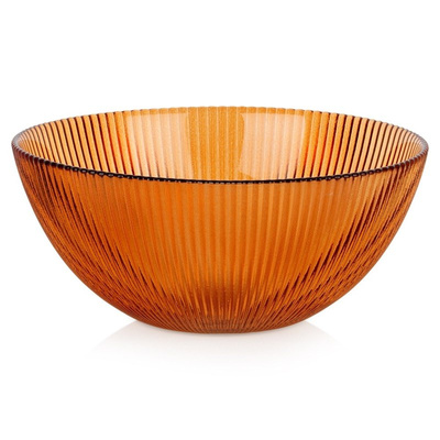 Bowl Glass Amber 15 cm, 500 ml