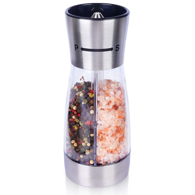 Pepper and Salt Grinder Steel Double 18 cm