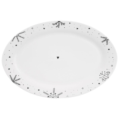 Serving Platter Porcelain Oval 35x23.5 cm