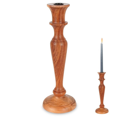 Candle Holder Wooden 31,5 cm