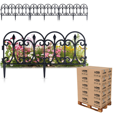 Garden fence black 60x33 cm 4 pcs (pallet of 256 pcs)