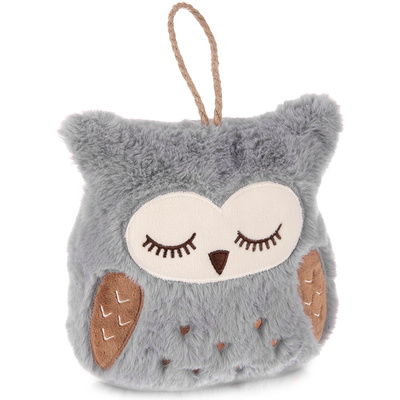 Stoper do drzwi szary SOWA 18x10x20 cm