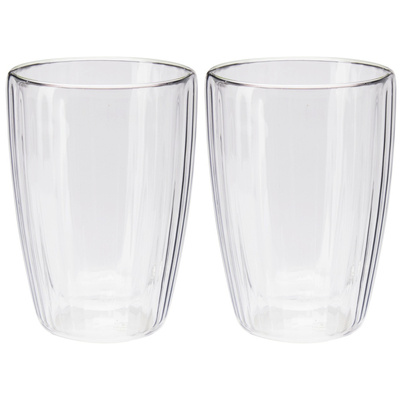 Szklanki termiczne z podwójną ścianką do kawy i herbaty 350 ml 2 szt.