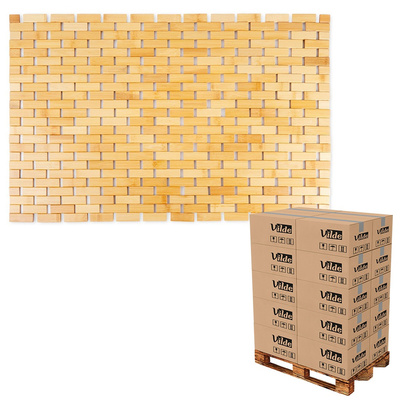 Anti-Slip Mat Bathroom Bamboo 80x50 cm (pallet of 240 pcs)