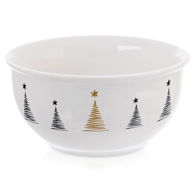 Bowl Porcelain Christmas CHRISTMAS TREE 13.5 cm, 560 ml