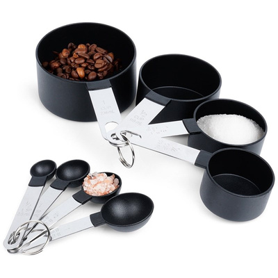 Measuring Spoons Black 8 pcs