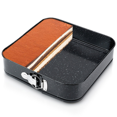 Forma do pieczenia rozpinana granitowa 28x28x6,8 cm