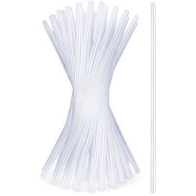 Drinking Straws Transparent 22 cm 50 pcs