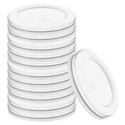 Pudding Glass Jar Lid 6.2 cm 12 pcs