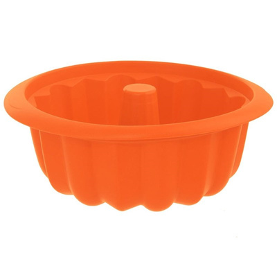 Cake Mould Silicone with Chimney Orange SILLINIE