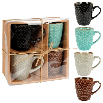 Mugs Ceramic 250 ml 4 pcs