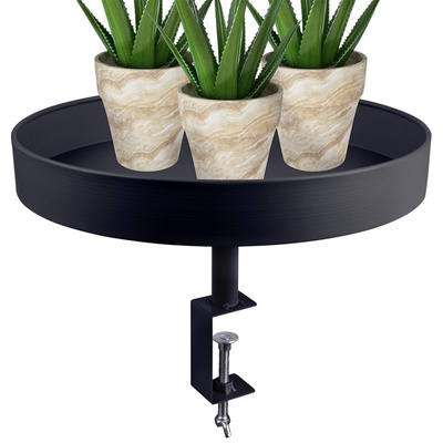 Plant Stand Metal Black 36 cm