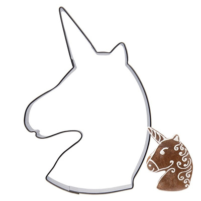 Cookie Cutter Steel Unicorn 9 cm