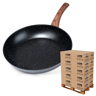 Patelnia granitowa BLACK&WOOD 30 cm (paleta 320 szt.)