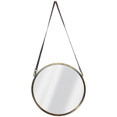 Wall Mirror Golden Round 42 cm