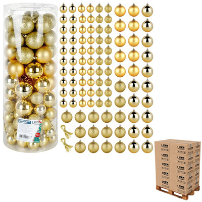 Bombki choinkowe nietłukące 4 / 6 cm 100 szt. (paleta 72 szt.)