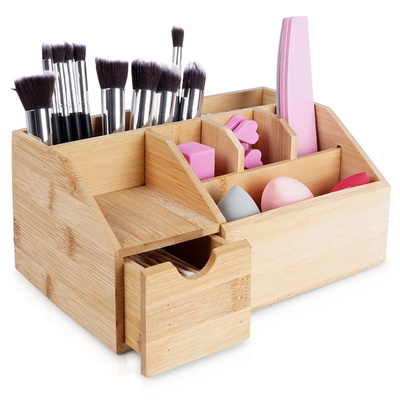 Makeup Organiser Bamboo 24x15x11 cm