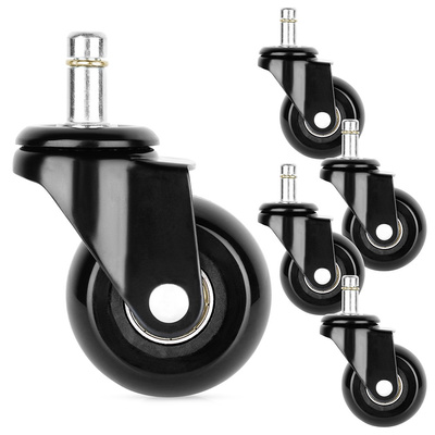 Kółka do fotela IKEA kauczukowe 5 cm / 10 mm 5 szt.