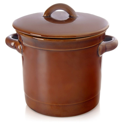 Fermentation Pot Ceramic with Lid 1 l