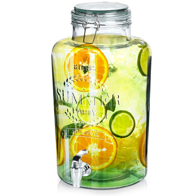 Dispenser with Tap Glass 8 l