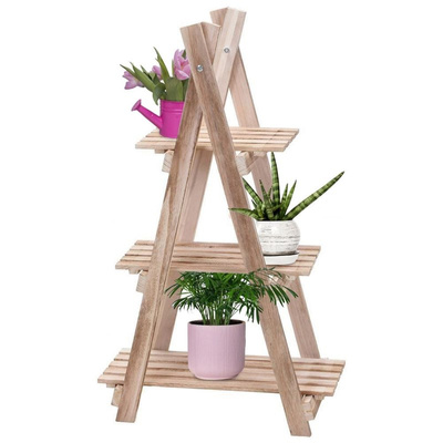 Plant Stand Wooden 3-Level