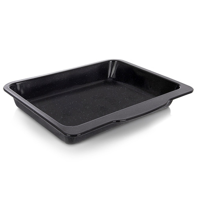 Baking Tray Enamel Rectangular Deep 40x35.5x5 cm