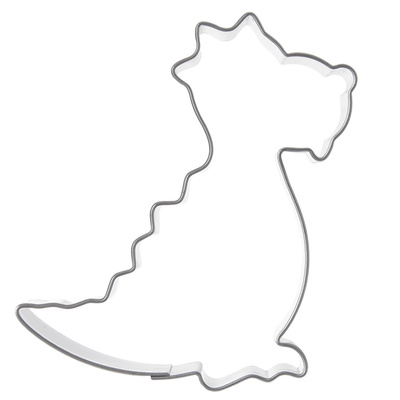 Wykrawacz do ciastek stalowy dinozaur 6,5 cm
